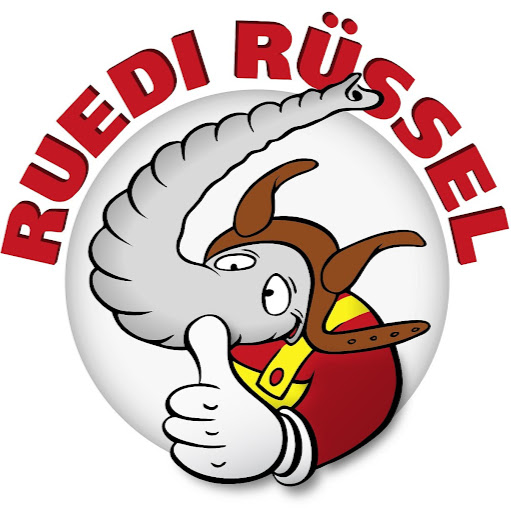 Ruedi Rüssel Tankstelle mit Shop logo