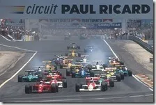 Partenza gran premio di Francia 1990