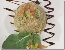 Insalatina di quinoa con scapece di zucchine