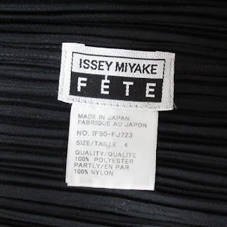 Issey Miyake Fete Black Diamond Print  Jacket