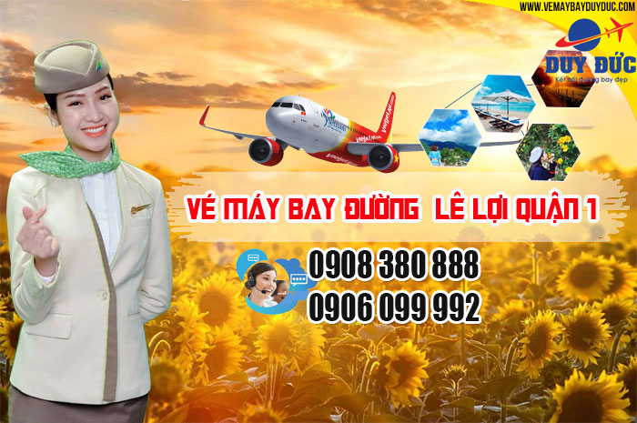 Phòng vé máy bay Duy Đức tại đường Lê Lợi quận 1 TPHCM