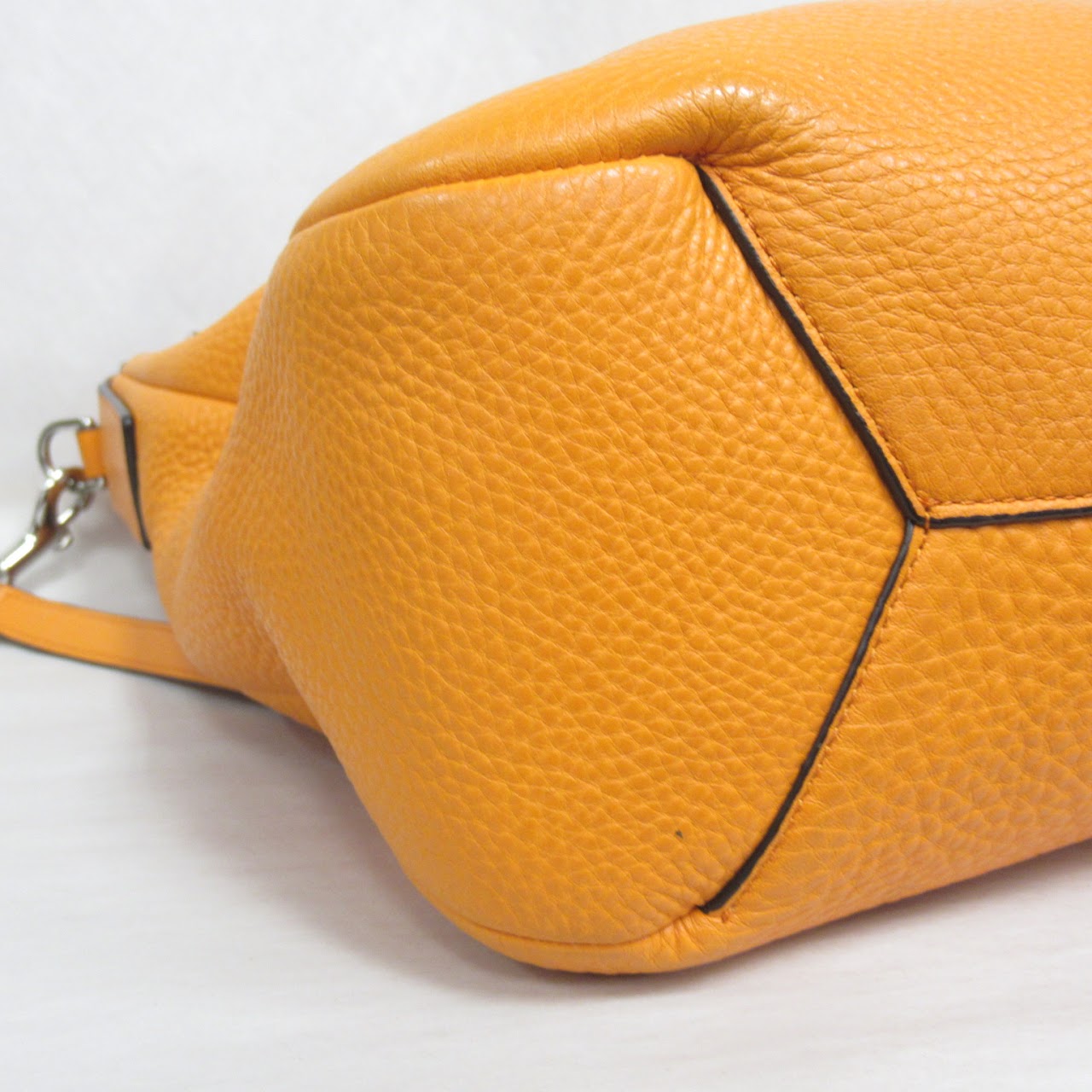 Coach Orange Leather Shoulder Bag