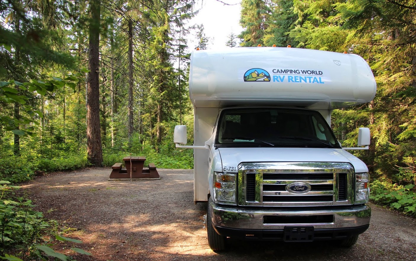 Clearwater Lake Campground Wells Gray Provincial Park Clearwater