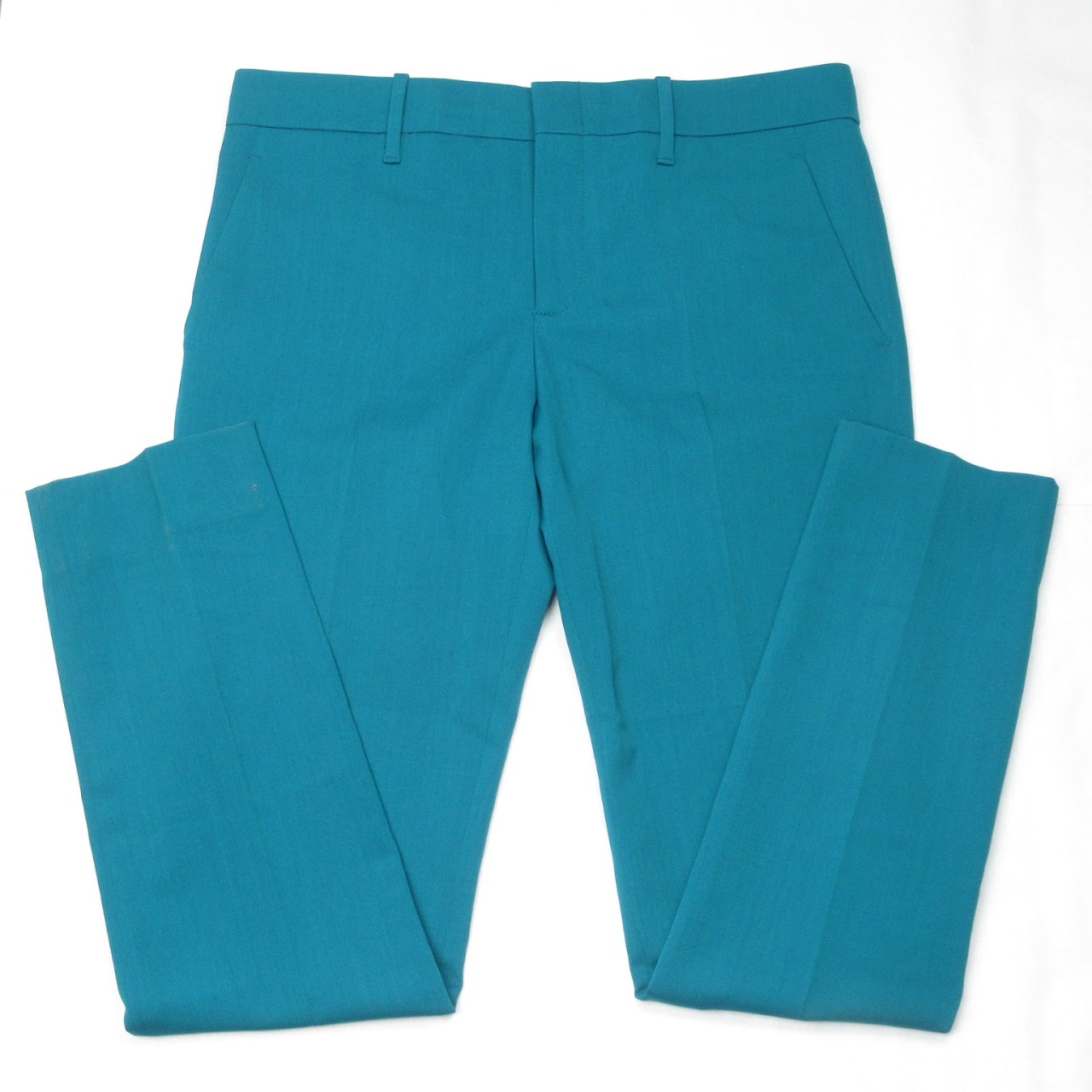 Gucci Teal New Slim Trousers