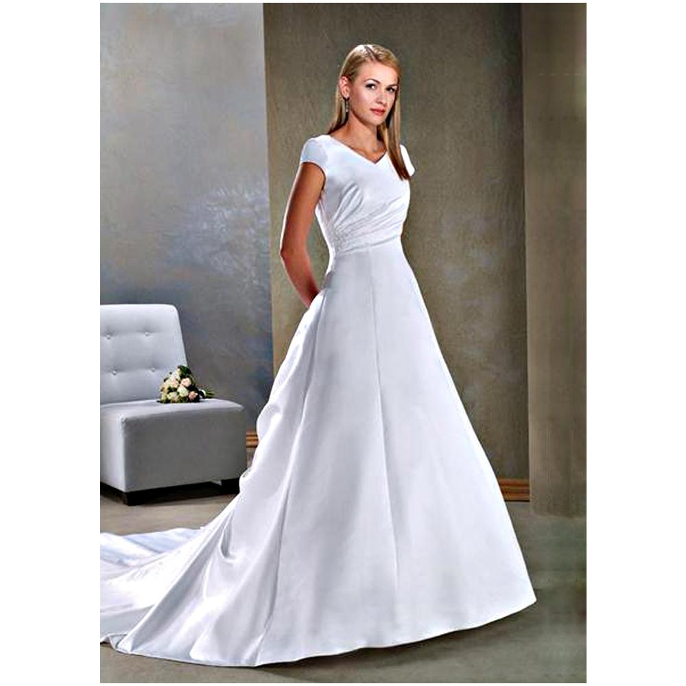 in Cart    Simple satin A-line