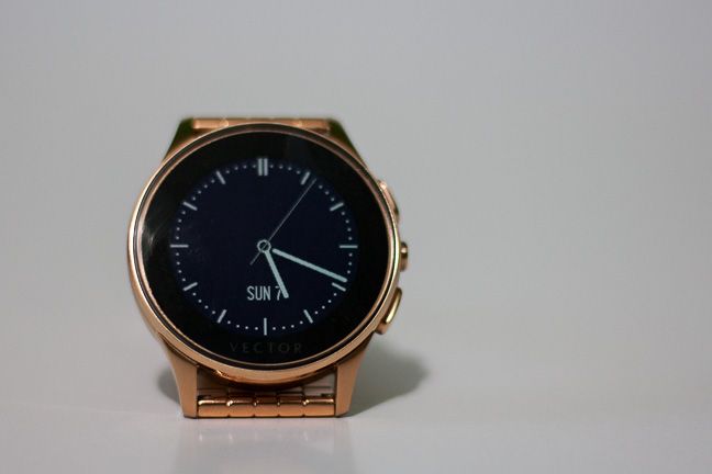 Vector Luna, reloj inteligente, oro rosa, revisión, rendimiento, batería