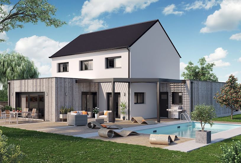  Vente Terrain + Maison - Terrain : 474m² - Maison : 162m² à Cintré (35310) 