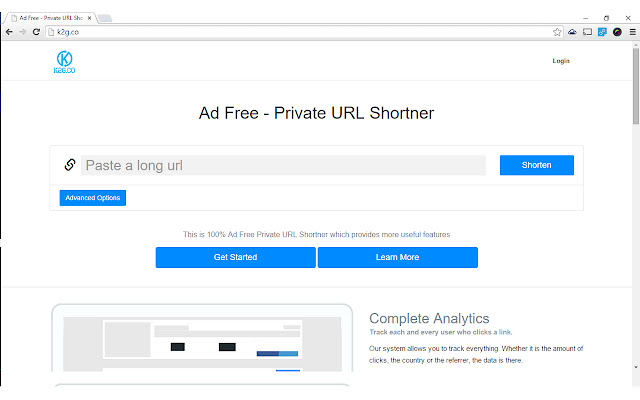 Simple URL Shortener chrome extension