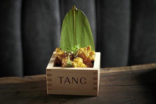 Tang's spicy rock shrimp.