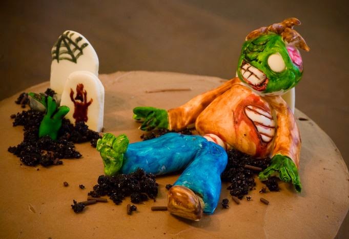 Zombie Birthday Cakes