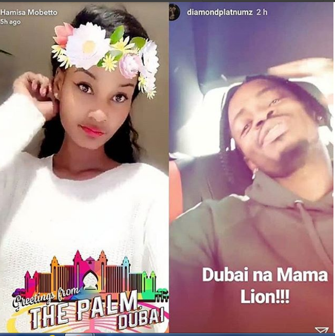 Diamond Platnumz na Hamisa Mobetto Kukutana Dubai