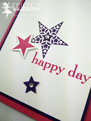 Stampin' Up! - Freshly Made Sketches #206, Simply Stars, Sterne, Happy Day, Birthday, Geburtstag, CaS