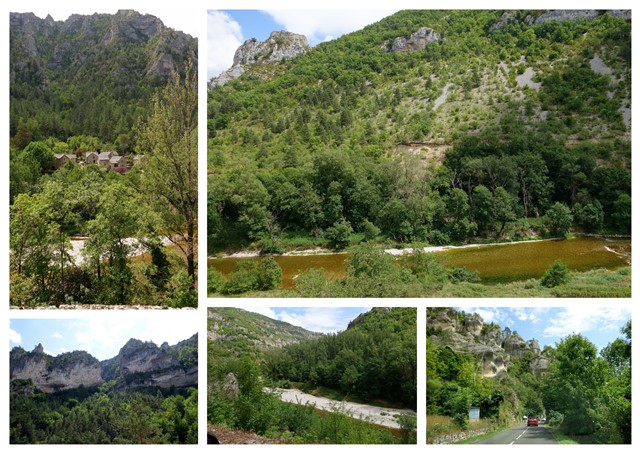 11. Las Gargantas del Tarn (Gorges du Tarn). - De viaje por Francia: diarios, viajes y excursiones en coche. (30)