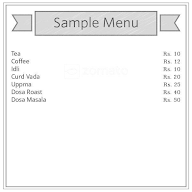 Sri Krishna Cafe menu 1