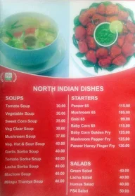 Hotel Srinivasa Bhavan menu 1