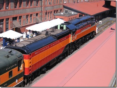 IMG_6037 Southern Pacific Daylight GS-4 4-8-4 #4449 at Union Station in Portland, Oregon on May 9, 2009