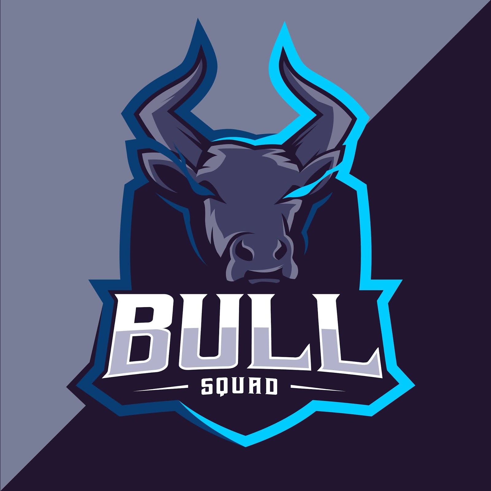 Bull Mascot Esport Logo Style Free Download Vector CDR, AI, EPS and PNG Formats