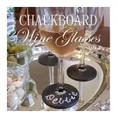 CONFESSIONS OF A PLATE ADDICT DIY Chalkboard Wine Glasses