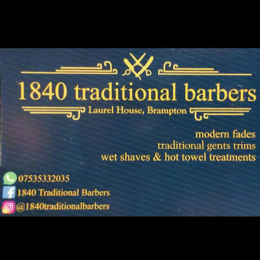 1840 Traditional Barbers logo