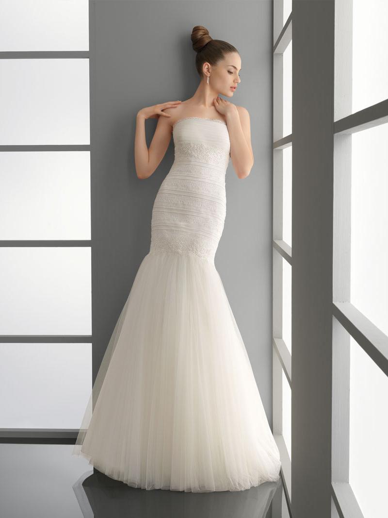 fit and flare wedding dresses