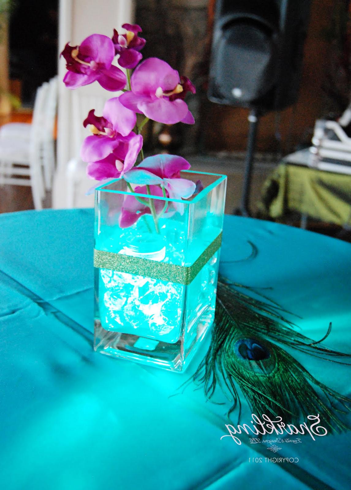 teal and purple wedding colors