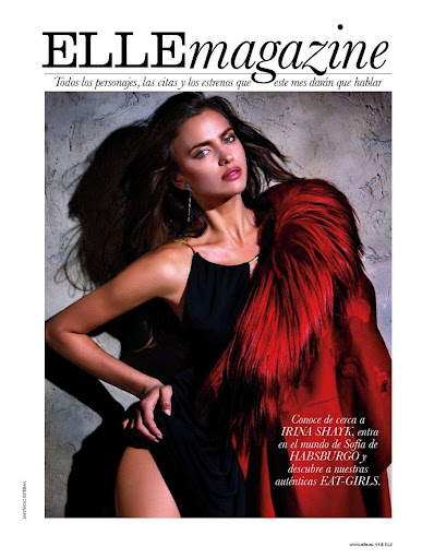 Irina Shayk - la mujer de rojo- Elle España