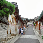 bukchon hanok village in Seoul, South Korea 