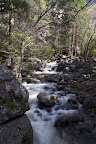 Water at the base of Bridal Veil.