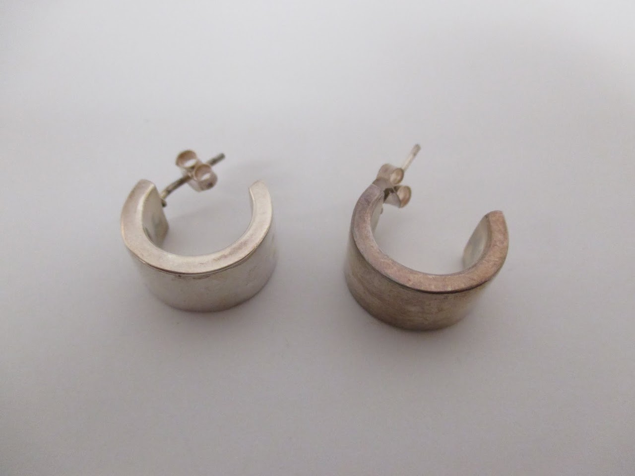 Sterling Silver Round Earrings