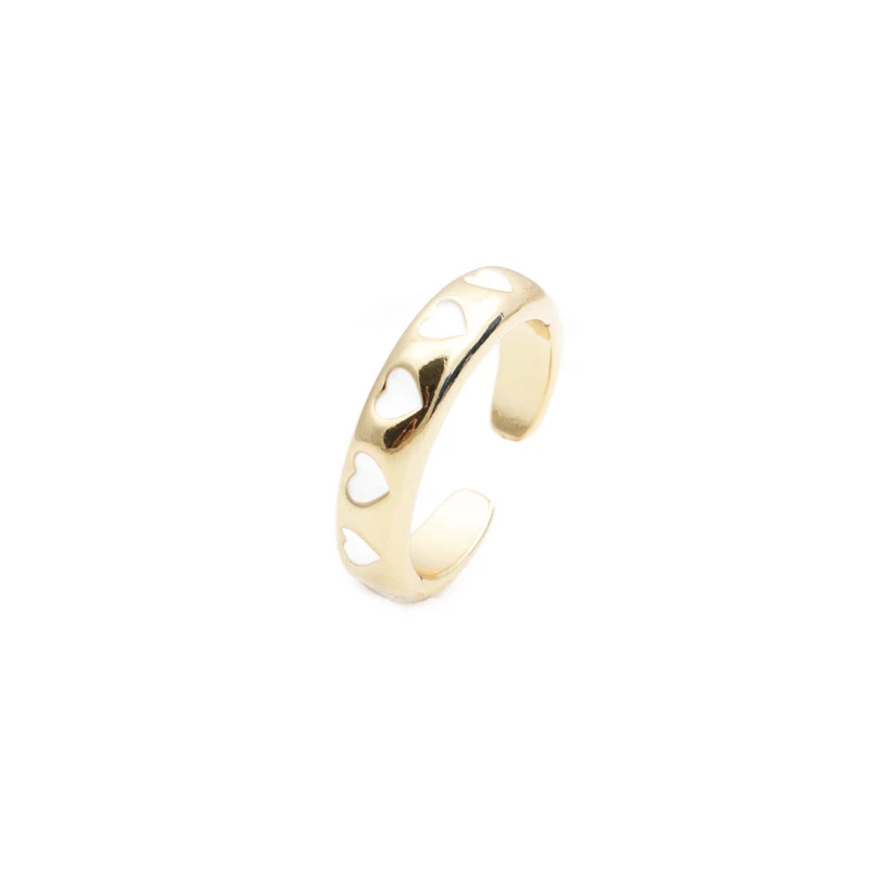 Anillo artesanal con diseño de gotas de aceite para mujer, estilo creativo y moderno, perfecto como regalo único y elegante.