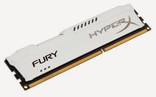  Kingston HyperX FURY 8GB 1600MHz DDR3 CL10 DIMM - White (HX316C10FW/8)