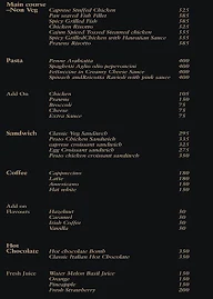 Fonce Chocolatier menu 3