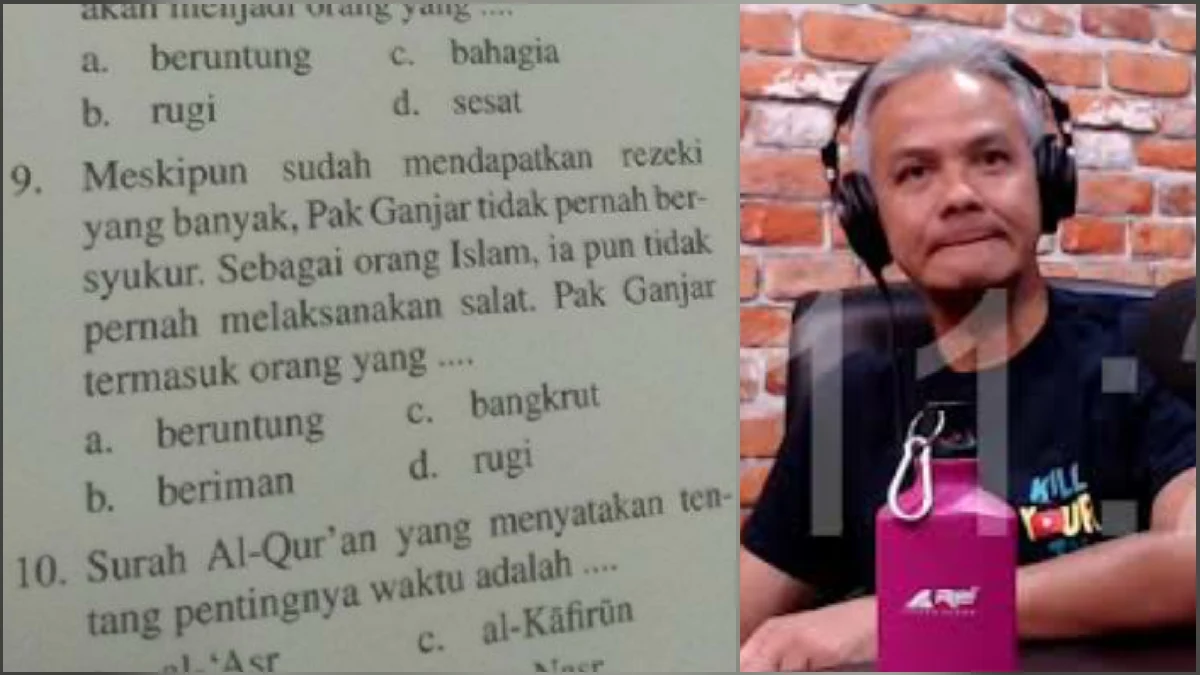 Viral Soal Buku SD 'Ganjar Tidak Pernah Sholat', Ganjar Pranowo Minta Dicek