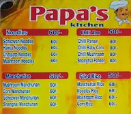 Papa's Kitchen menu 2