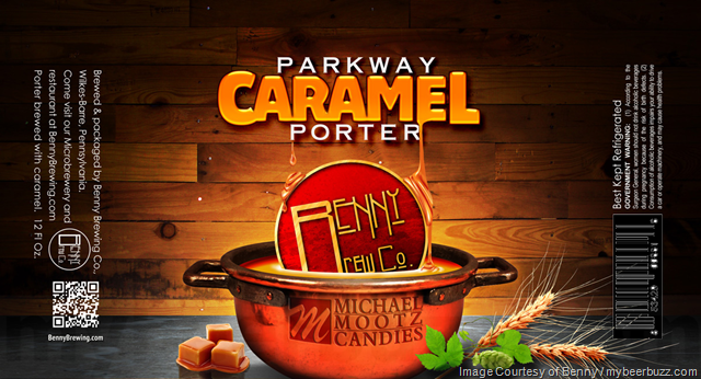 Benny Brew & Michael Mootz Candies Collaborate On Parkway Caramel Porter