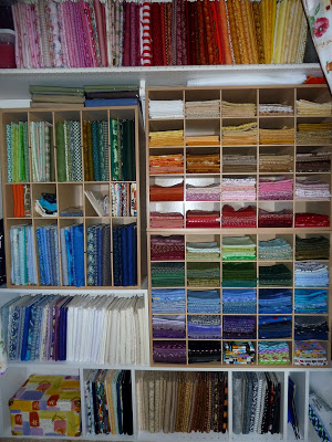 Deb's Days: How to Organize and Store Fabrics on Comic Book Boards