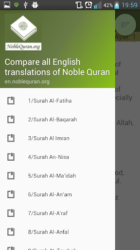 Compare all Quran Translations