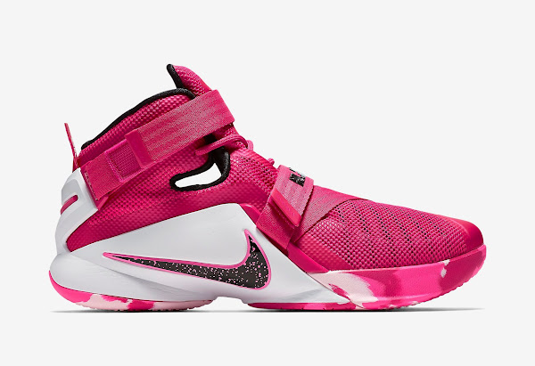 lebron soldier 9 breast cancer