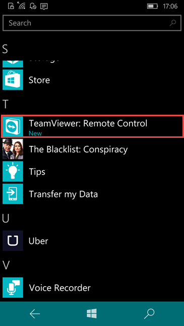 TeamViewer: Afstandsbediening, app, Windows