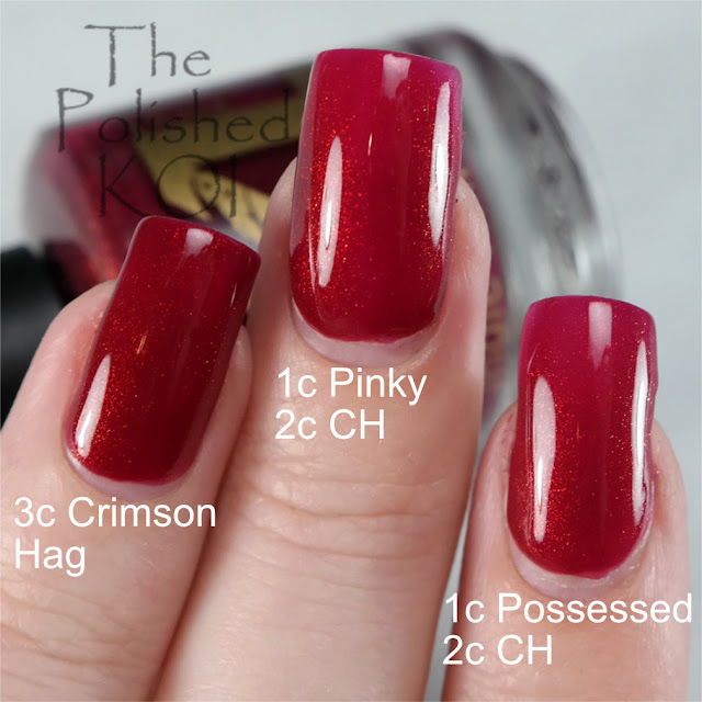 Bee's Knees Lacquer - Crimson Hag