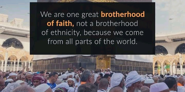 We are one great brotherhood of faith.