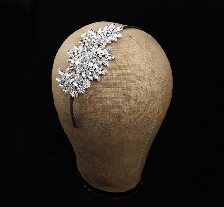 Pearl vintage wedding headband