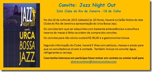 Convite Completo-Jazz no Yate Clube