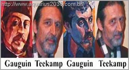 A reencarnação de Paul Gauguin como Peter Teekamp