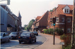 Modern town Center in Zeven, Niedersachsen, near Bremen, Germany.