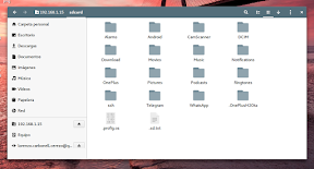 Copiar de Android a Ubuntu y viceversa con Simple SSHD. Nautilus. sftp 2.
