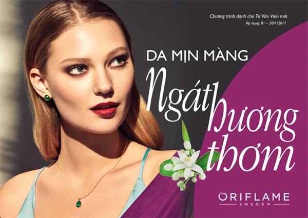 Chương trình ưu đãi dành cho tư vấn viên Oriflame 11-2017