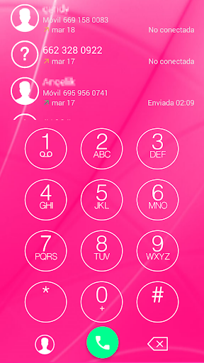 THEME full pink FOR EXDIALER