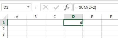 somfunctie excel