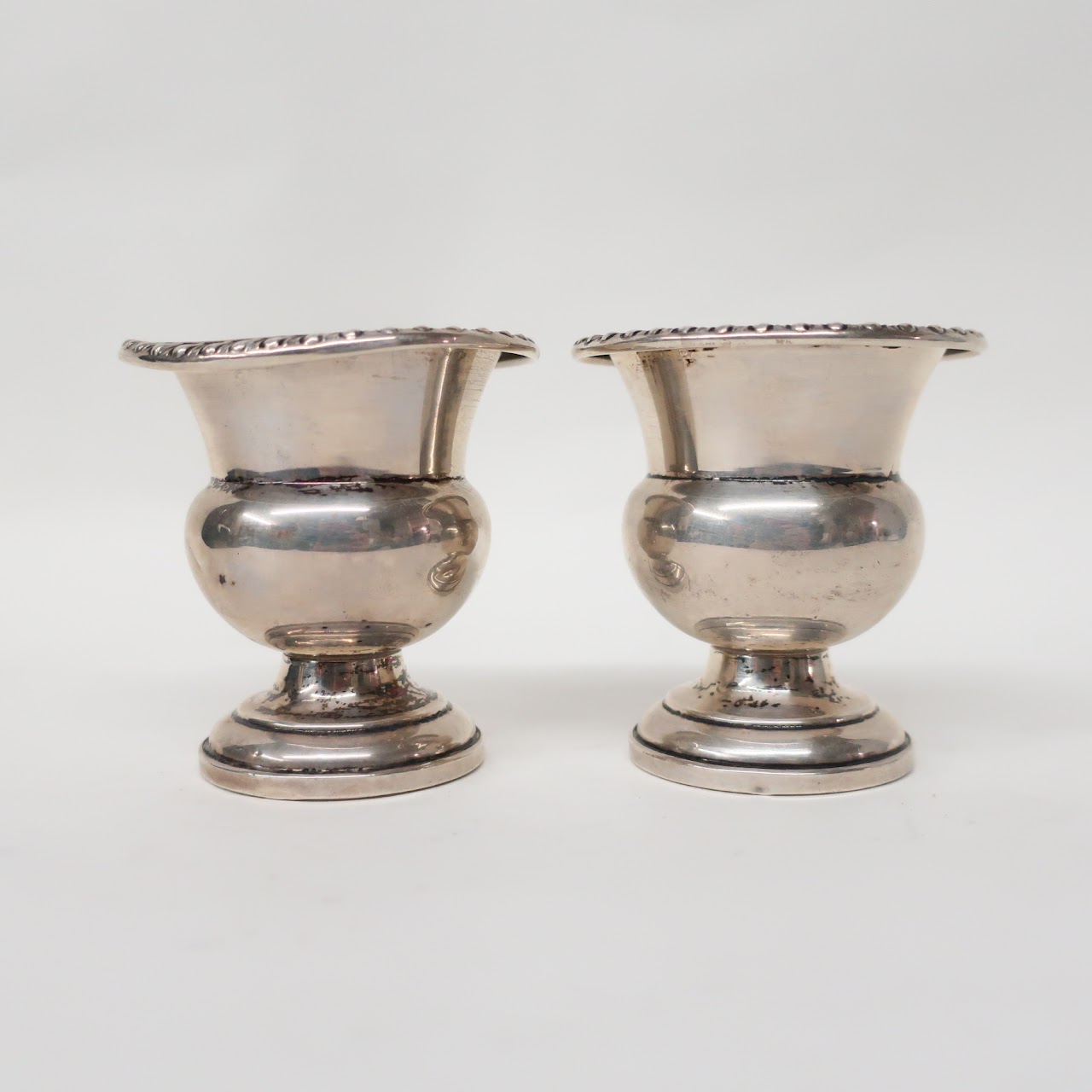 Sterling Silver Toothpick Holder Pair